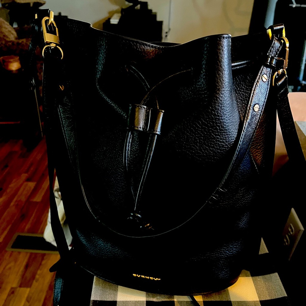 Black leather purse Berkeley